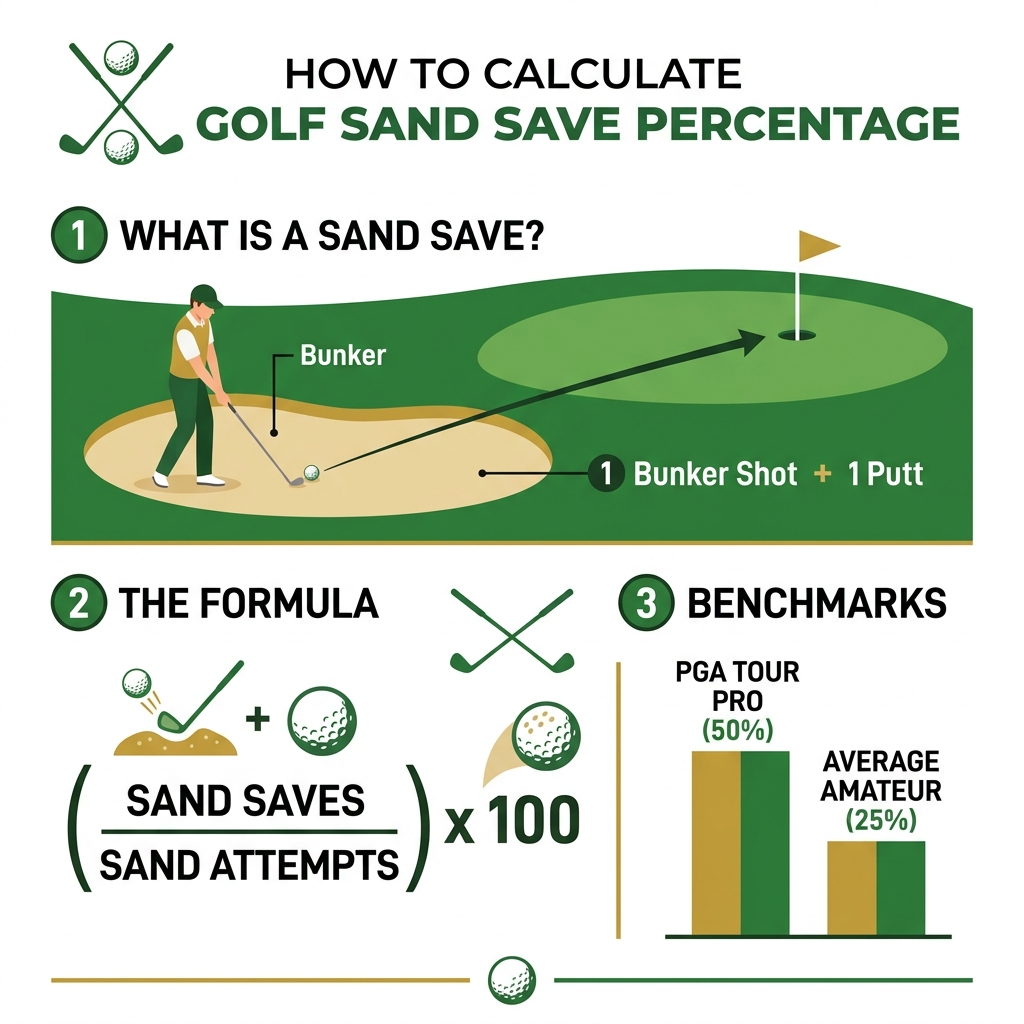 Sand Save Percentage Infographic